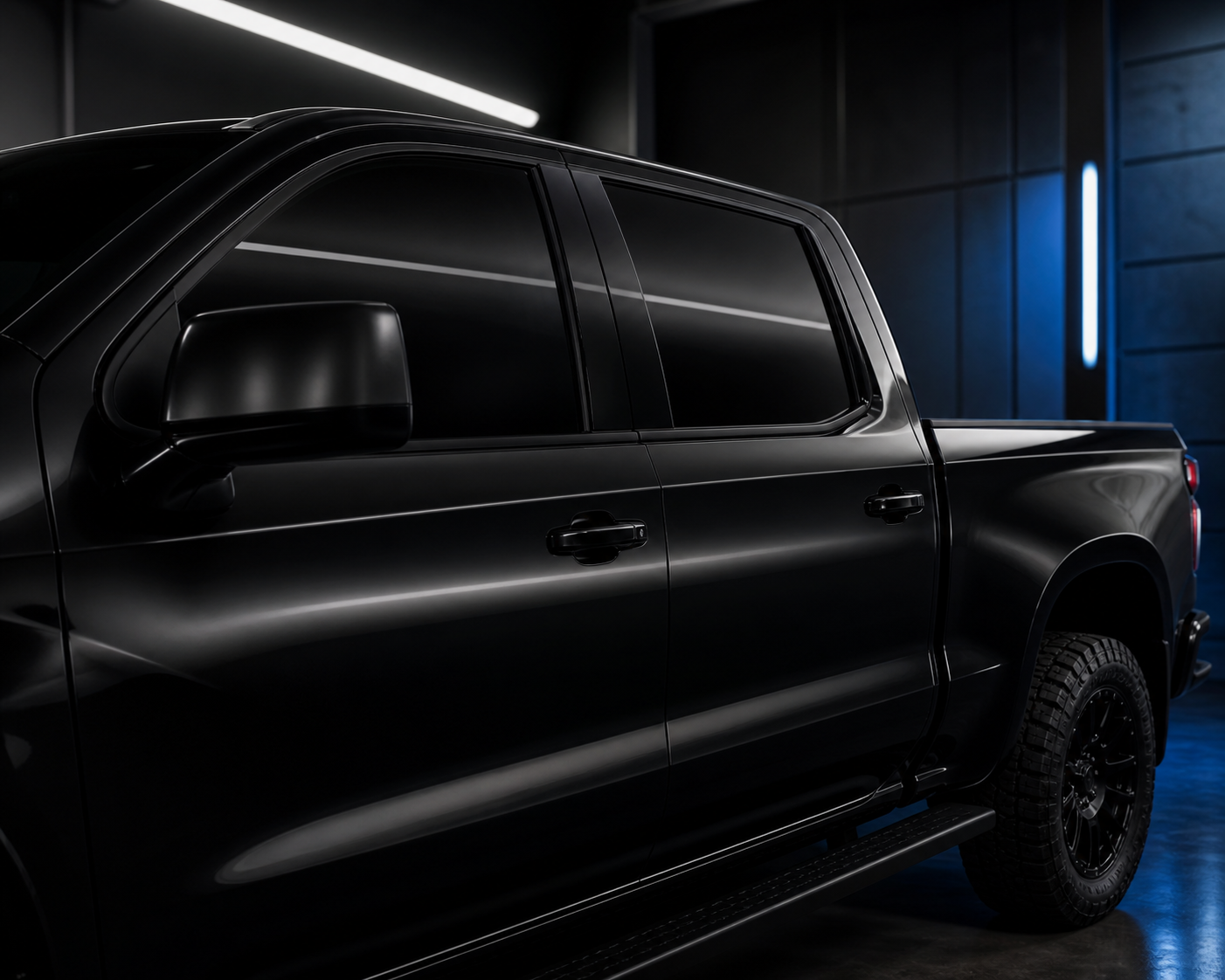 Truck ceramic tint installation, Pearland TX