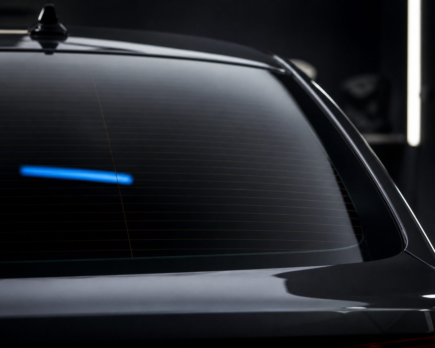Rear glass ceramic tint example